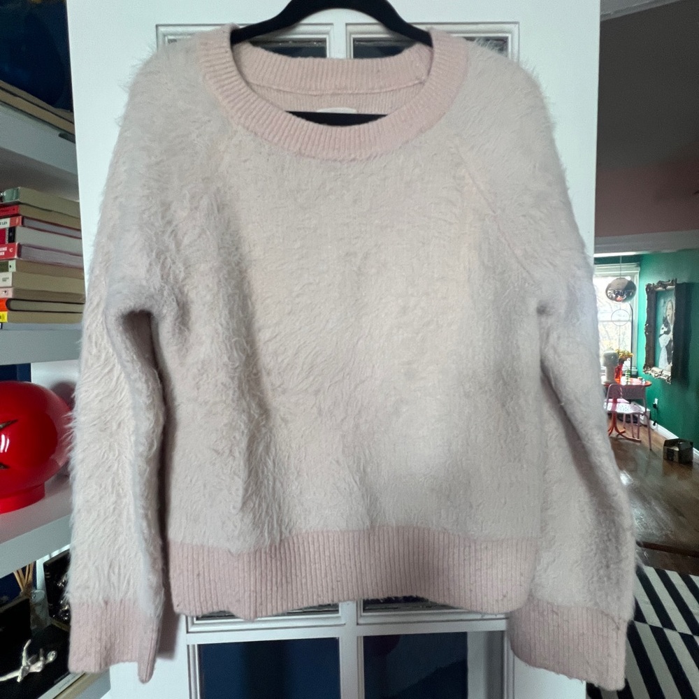 Cozy Light Pink Sweater